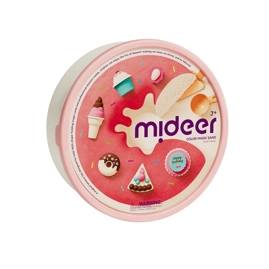 Mideer Color Magic Sand Play Set: Sweet Treats / Dessert Workshop MD4326 ميدير مجموعة الرمل السحري الملوّن: ورشة الحلويات